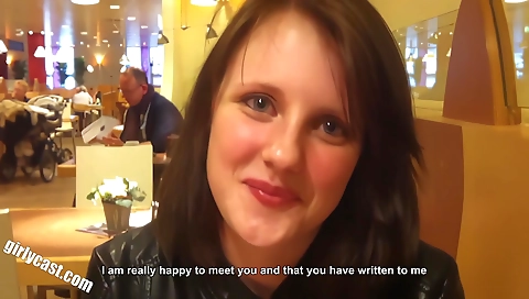 Milf teen Jenna first makes her bbc casting in english