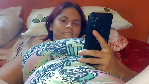 Red-haired babe gets deepthroated and her ass fucked