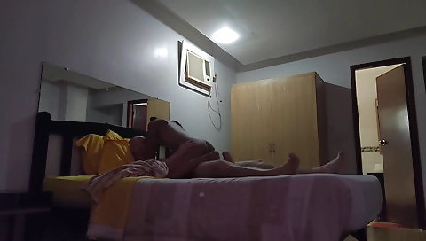 Black and ebony brunette has fun together in webcam vid