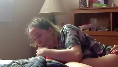 horny blond princess fucks her stepdaddy in a deepthroat