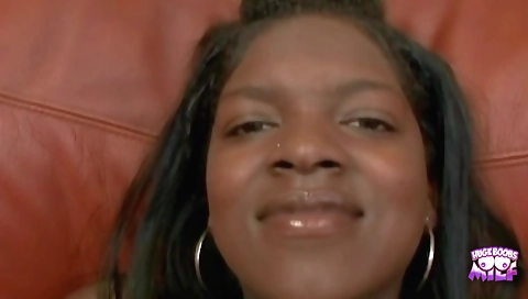 Horny black woman gets fucked in the ass by her lover