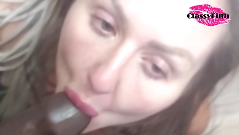 Brunette british woman is in a pov video of fucking