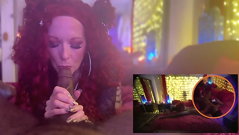 Mature redhead cums and cums in amateur porn video