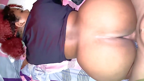 A redhead milf with a perfect body is going deep in her hole