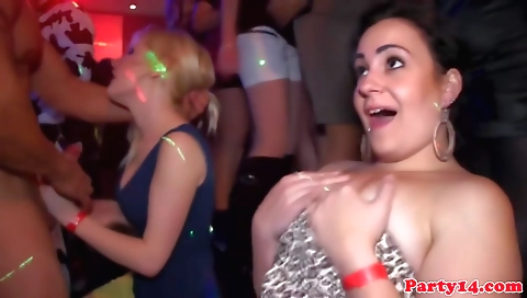 Blonde redhead group sex dance with red hair and big tits