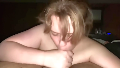 Amateur black bbw milf with a big ass gets her throat fucked