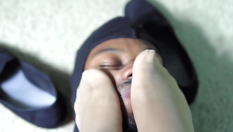 Foot fetish porn with a slutty girl with a sexy ass