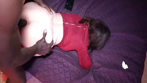 My ass gets railed by a big black dick in an anal film