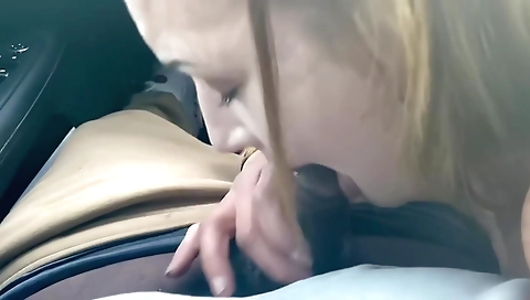 Blonde with a big natural deepthroat gets fucked in pov