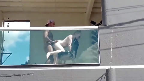 Blonde gets fucked with the big cock in the office