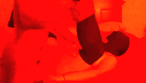 Black and white girl sucking a big black dick in the bedroom