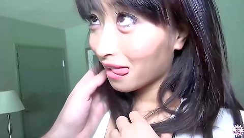 A hot amateur asian video showing me getting my cunt pounded